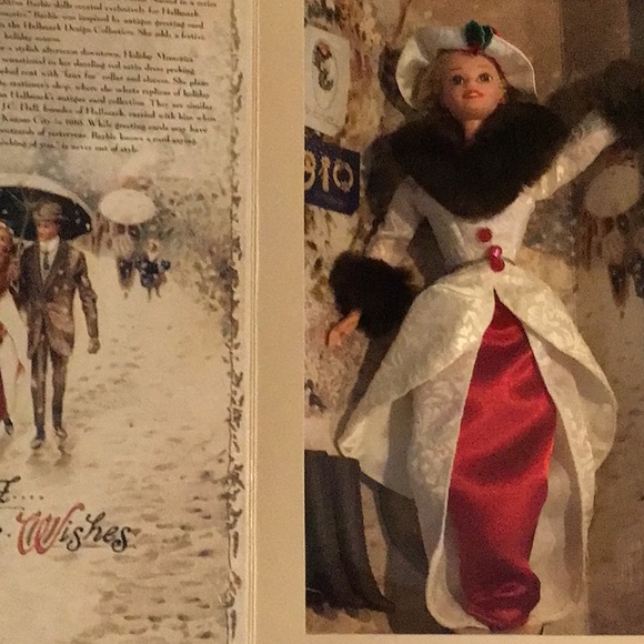 Vintage holiday Barbie from 1995 hallmark - Picture 5 of 6